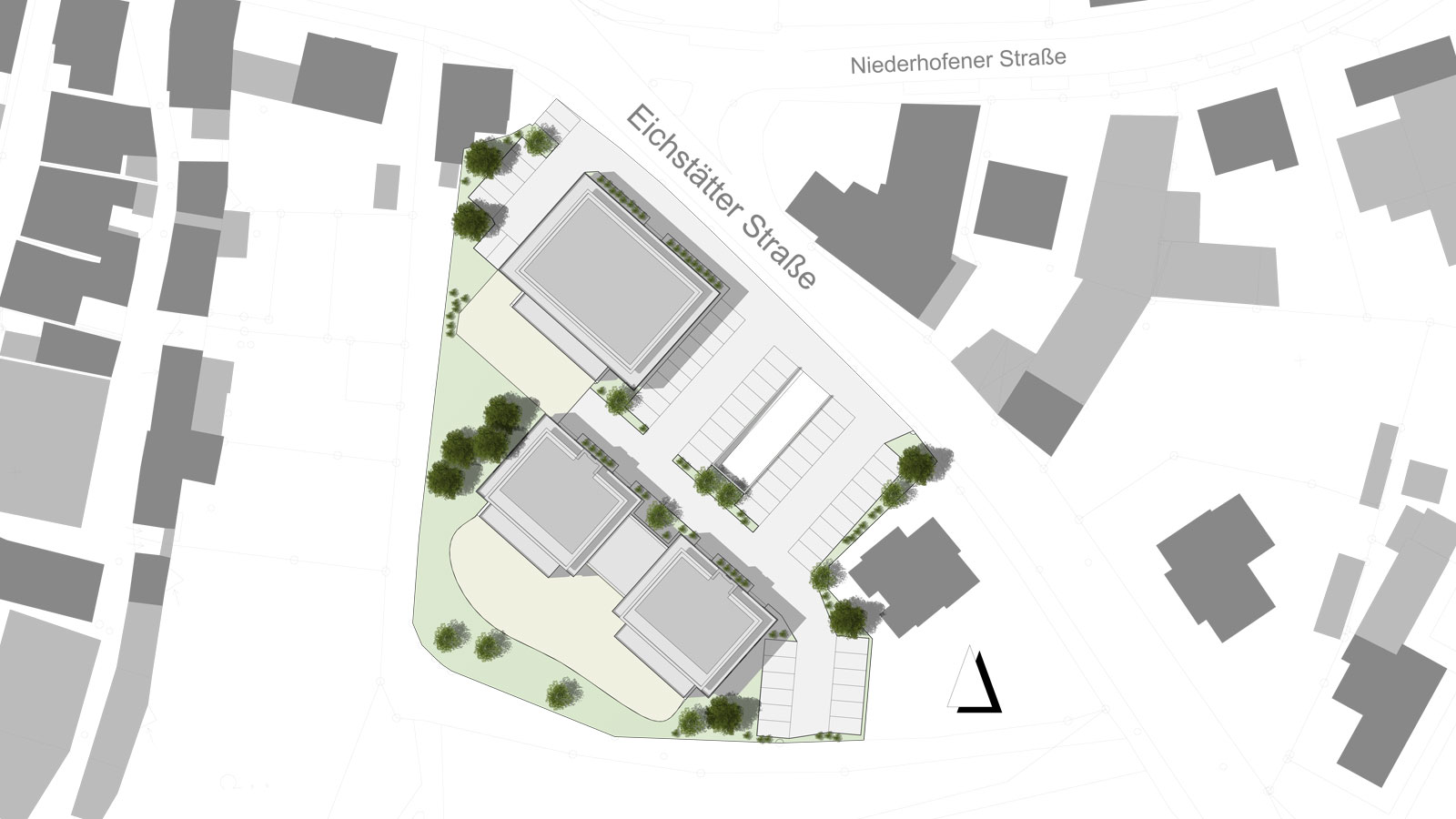 Wohn- und Geschäftshaus Eichstätter Straße Lageplan