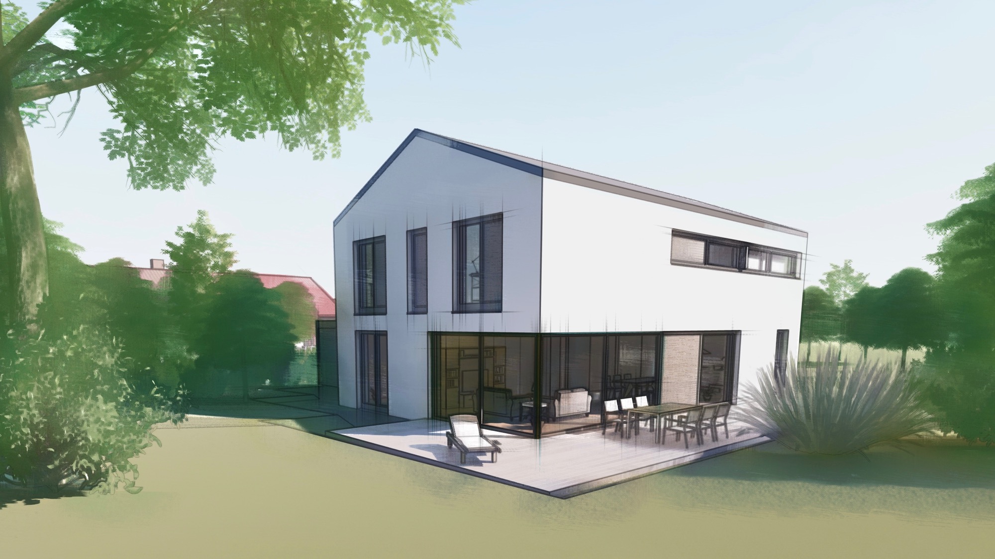Neubau modernes Jurahaus in Pleinfeld